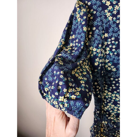 Charter Club floral wrap blouse. - Picture 4 of 7